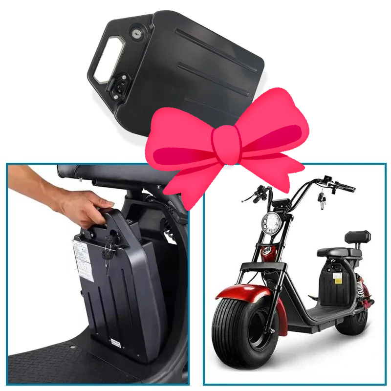 60V 30Ah Electric Scooter Battery - แบตเตอรี่ลิเธียมไอออน 2000W สำหรับฮาร์เลย์ สกู๊ตเตอร์ไฟฟ้าพับได้สองล้อ ซิตี้โคโค่ 60V