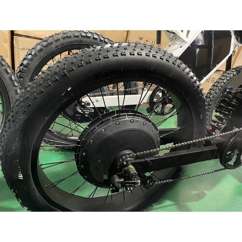 Qs273 Hub Motor 8000W 72V - ชุดแปลงมอเตอร์ไซค์ไฟฟ้าพร้อมมอเตอร์ QS273 72v 8000w สำหรับยางขนาด 26