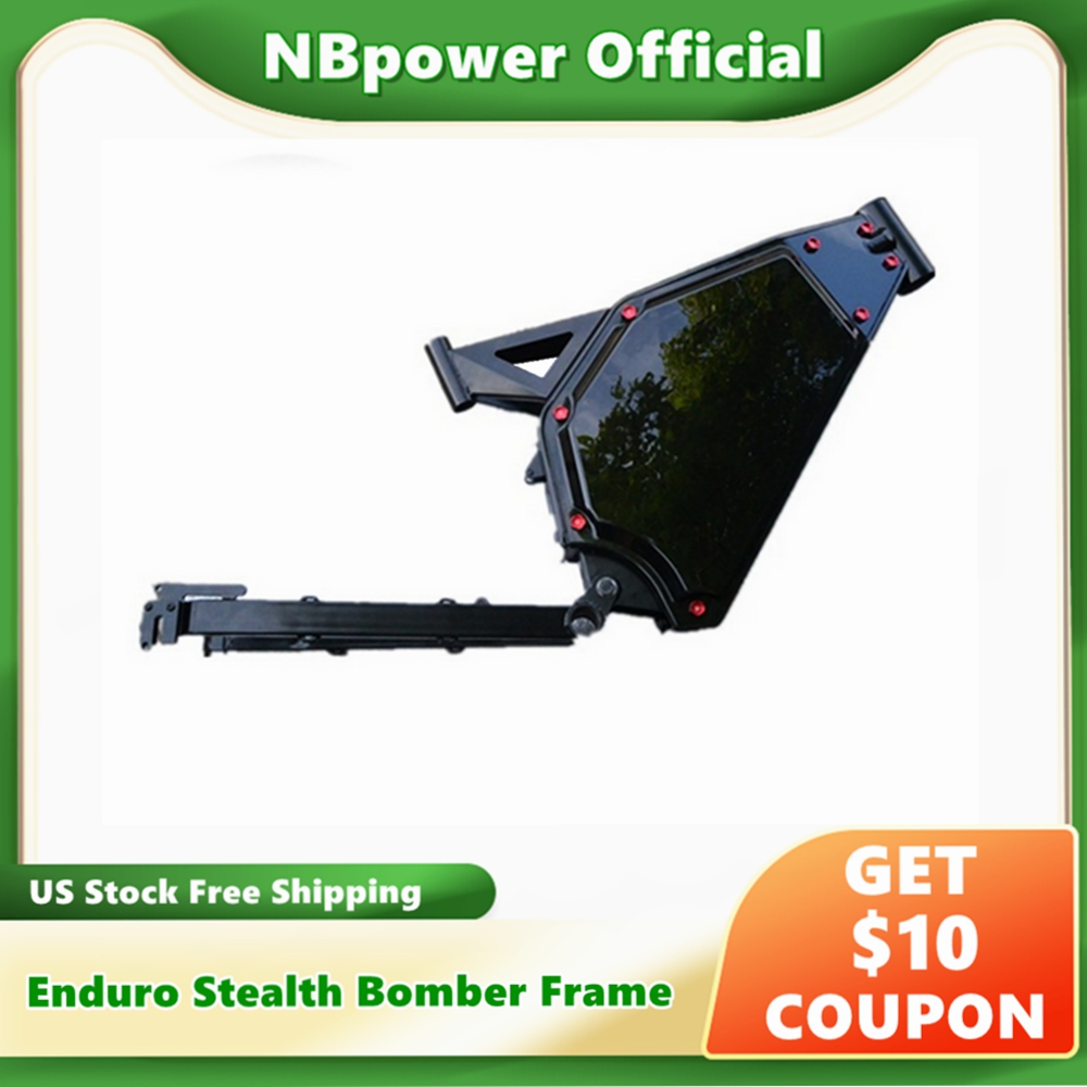 8000W Stealth Bomber Ebike - โครงโครงจักรยานไฟฟ้าระบบลับสีดำสำหรับจักรยานไฟฟ้า3000W/ 5000W/8000W ภายในแบตเตอรี่