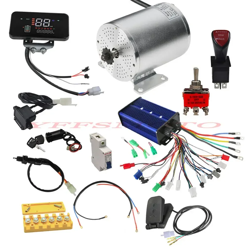 72V 5000W Electric Motorcycle - 72V 3000W มอเตอร์ไร้แปรง MY1020 หรือ Controller