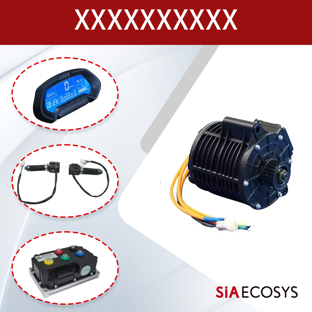 Mid Drive Motor Kit 72V 3000W - ชุดมอเตอร์ขับเคลื่อนกลาง QSMOTOR QS138 3000W 72V สำหรับแปลง