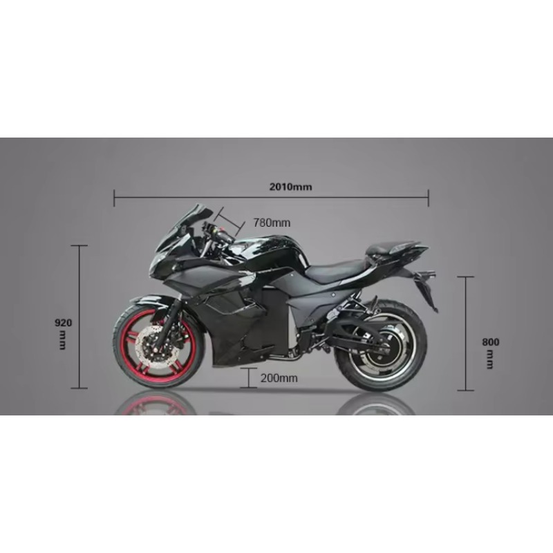 มอเตอร์ไซค์ไฟฟ้า DPX รุ่นใหม่  - 72V 5000W Electric Motorcycle บทวิจารณ์และราคา