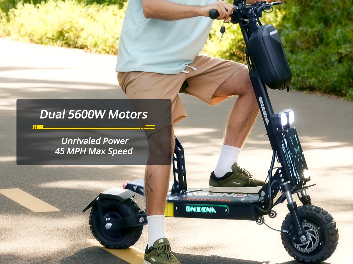 GT7 สกู๊ตเตอร์ไฟฟ้าสำหรับผู้ให - 60V 5600W Dual Motor Electric Scooter บทวิจารณ์และราคา