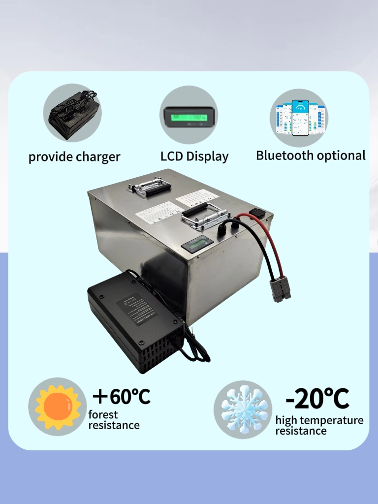 แบตเตอรี่ลิเธียมไลฟ์โป4 72V 60 - 72V 60Ah Lifepo4 Battery Pack บทวิจารณ์และราคา