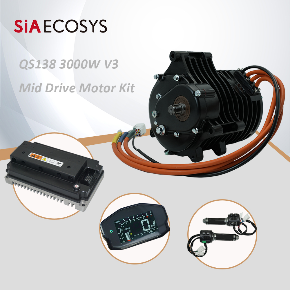 QSMotor QS138 3000W V3 70H 550 - Mid Drive Motor Kit 72V 3000W บทวิจารณ์และราคา