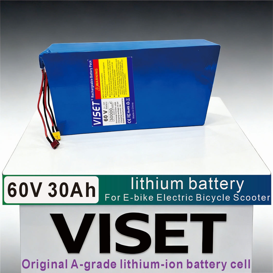 VISET 60V 30AH จักรยาน 18650 ช - 60V 30Ah Electric Scooter Battery บทวิจารณ์และราคา