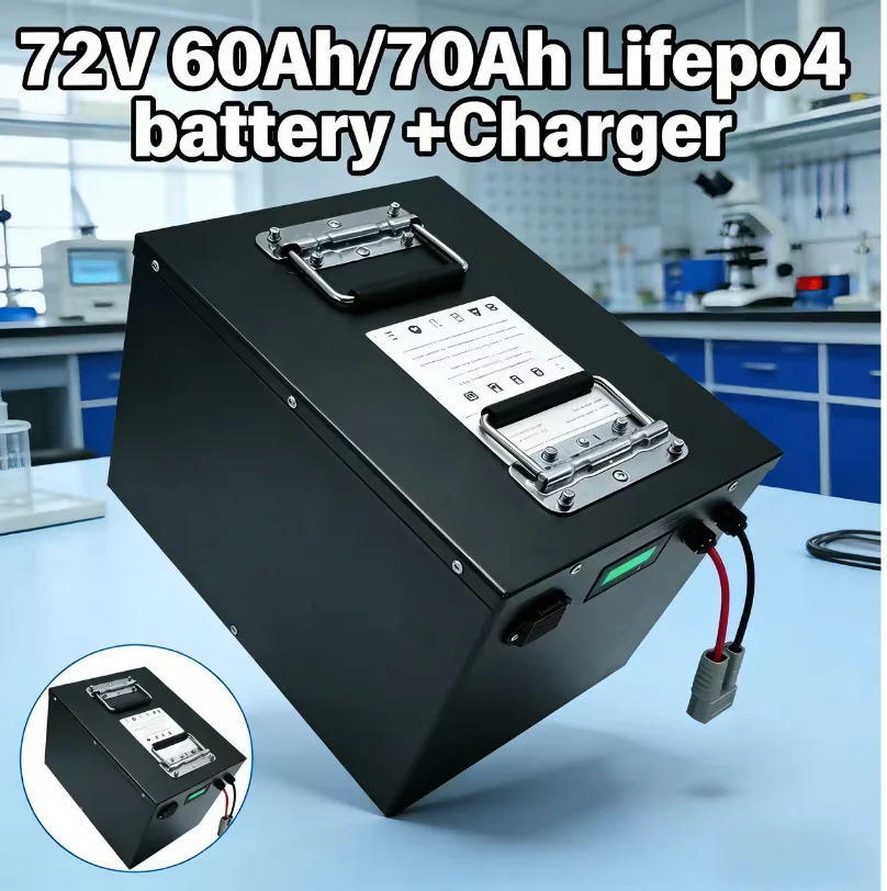 แบตเตอรี่ LiFePO4 72V สำหรับงา - 72V 60Ah Lifepo4 Battery Pack บทวิจารณ์และราคา