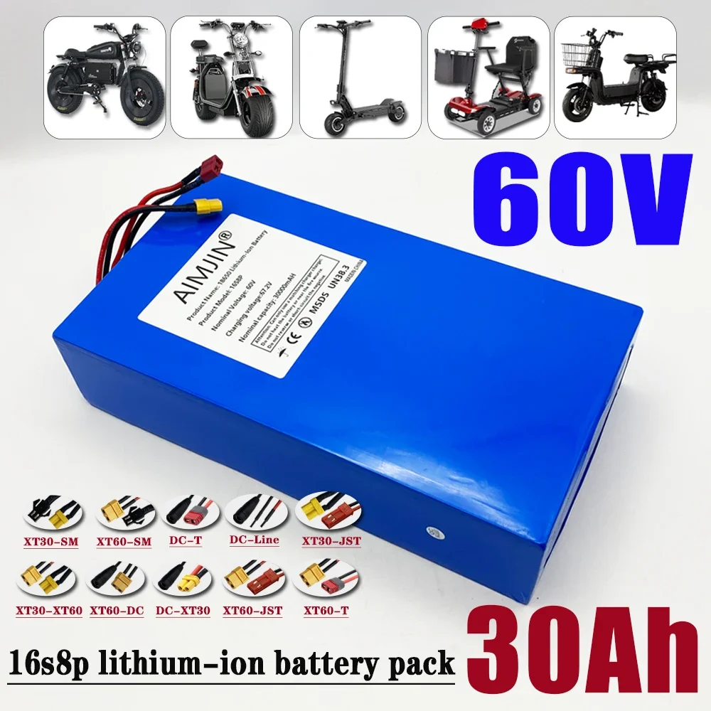 ชุดแบตเตอรี่ลิเธียมไอออน 18650 - 60V 30Ah Electric Scooter Battery บทวิจารณ์และราคา