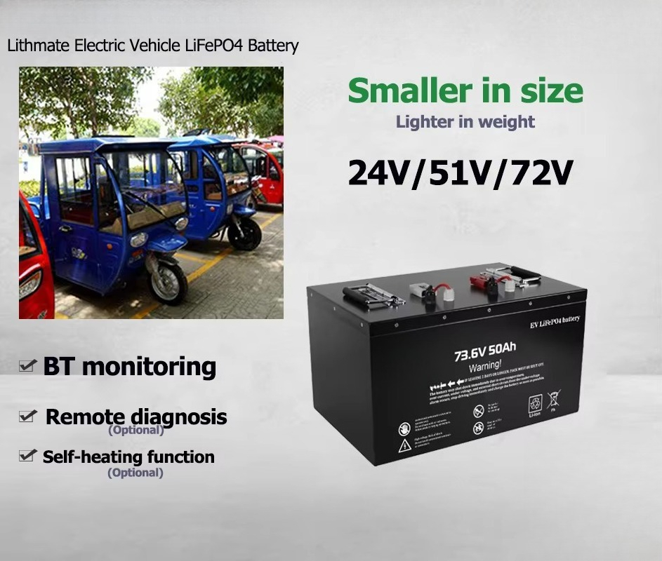 แบตเตอรี่ลิเธียม 48 โวลต์ ชุดแ - 72V 60Ah Lifepo4 Battery Pack บทวิจารณ์และราคา